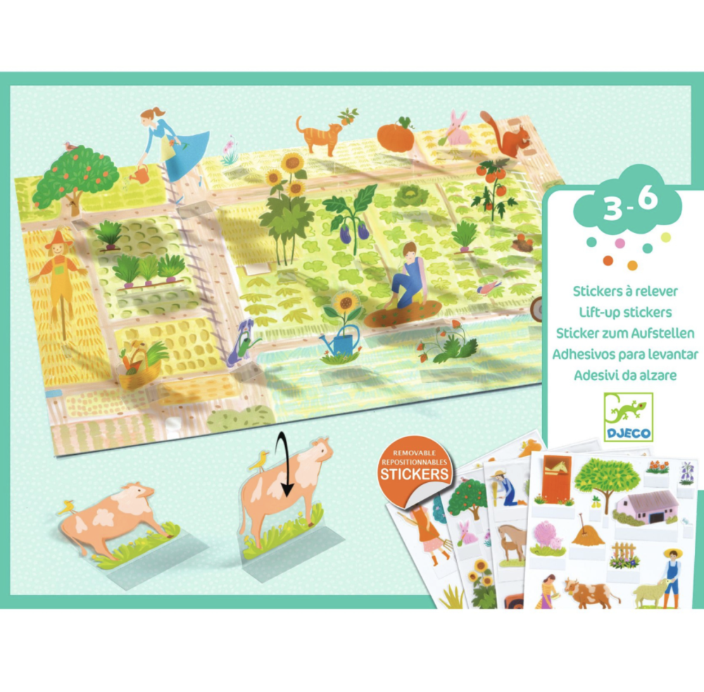 Farma: Zdvíhacie odnímateľné samolepky