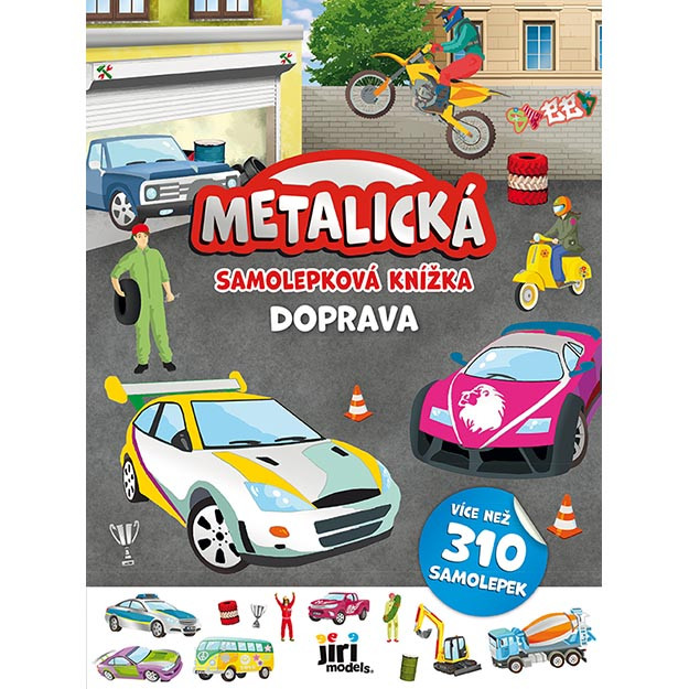 Doprava Metalická samolepková knížka