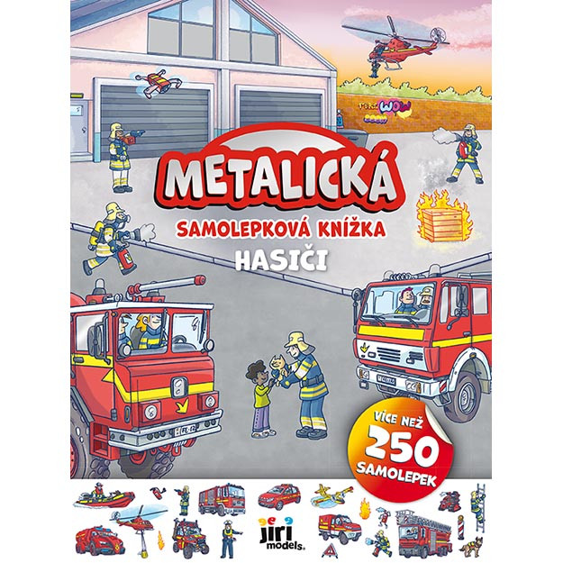 Hasiči Metalická samolepková knížka