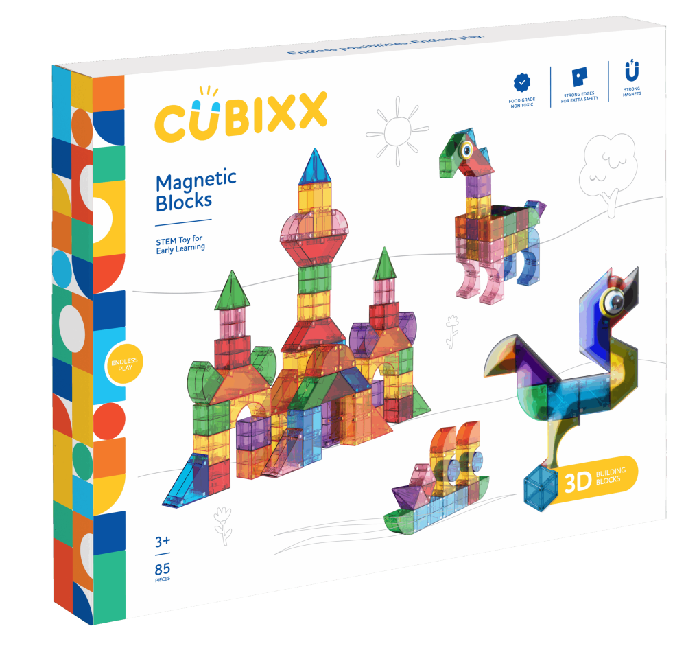 Magnetické kocky Cubixx Creative Pack 85 ks
