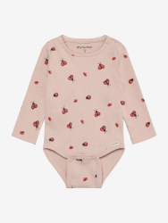 Minymo Body S Dlh�m Ruk�vom AOP - Peach Whip