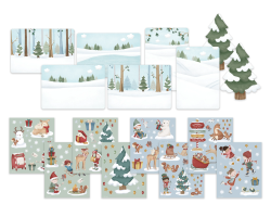 Little Dutch Sada so samolepkami Vianon prianie