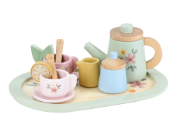 ajov set dreven s kvetinovou potlaou