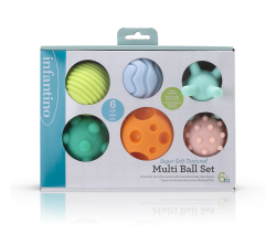 INFANTINO LOPTIKY S TEXTRAMI SUPER SOFT 6 KS
