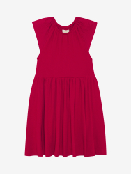 Creamie �aty s Kr�tkym Ruk�vom - Chili Red