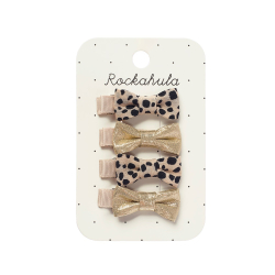 Sponky do Vlasov Set - Leopard, Trblietky