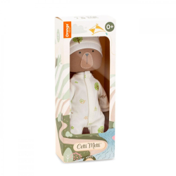 Ltkov Medvedk 30 cm Cotti Motti Orange Toys - Oscar in pyjama