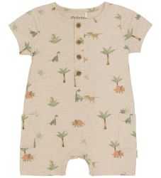 Minymo Letn� overal AOP - Light Beige Melange