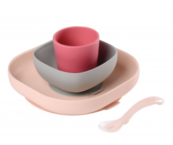 JED�LENSK� SADA SILIK�NOV� 4-DIELNA PINK