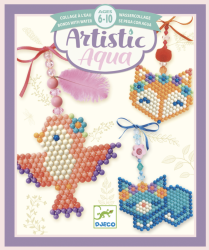Zvieratk: Artistic Aqua, 3 prvesky (Korlkovanie-ukladanie guliiek-mozaika/kol)