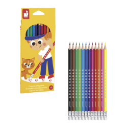 Colo Detsk pastelky s gumou 12 farieb odoln od 3 rokov