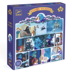 Prbehov Puzzle: Krska a zviera, 100 pcs