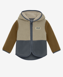 Baby Teddy Fleece Mikina - modr