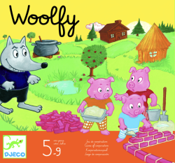 Woolfy: Spoloensk kooperatvna hra Vlk a 3 prasiatka