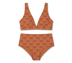 D�mske bikini s UPF 50+ Palm Tree