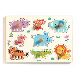 Dreven� puzzle Hippo n Co