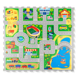 Hracia podloka Puzzle Vacation 1.2 x 1.2 m