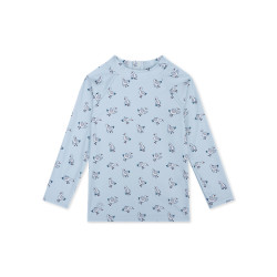 K�pacie tri�ko s UPF 50+ Little Seagull Modr�