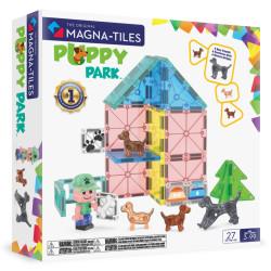 Magnetick stavebnica Puppy Park 27 dielov