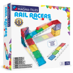Magnetick stavebnica Rail Racers 33 dielov