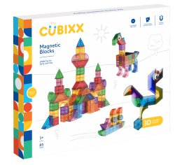 Magnetick kocky Cubixx Creative Pack 85 ks