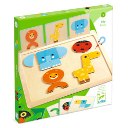 Magnetick� puzzle Tv�re zvieratiek GeoBasic