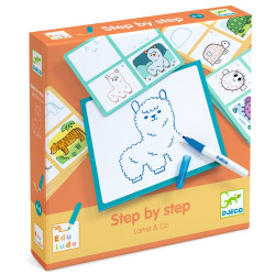 Ma�ovanie krok za krokom Lama a jej kamar�ti