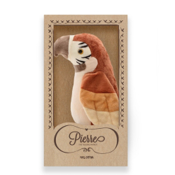 Hovoriaci papagj Pierre 23 cm hned nabjaten