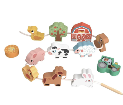 Navliekanie Zvieratk� Farma Pastel