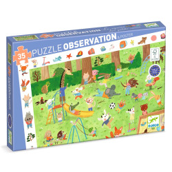 Objavovacie puzzle: Z�hradka mal�ch priate�ov (35 dielikov)