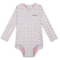 Plavky s dlh�m ruk�vom s UPF 50+ Cozy Hearts