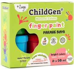 Prstov farby umvaten 6 x 50 ml