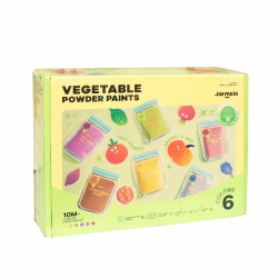 Prstov� pr�rodn� farby v pr�ku 6 ks