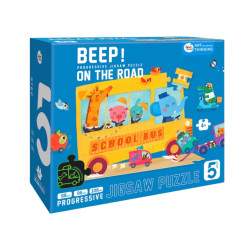 Puzzle Beep! Na ceste