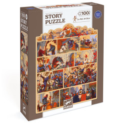 Rozpr�vkov� puzzle Kr� Artu� 100 ks