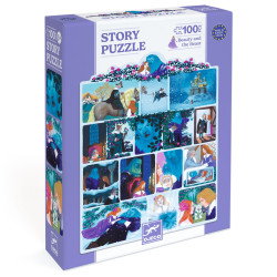 Rozpr�vkov� puzzle Kr�ska a zviera 100 pcs