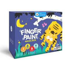 Set prstov farby a peiatky