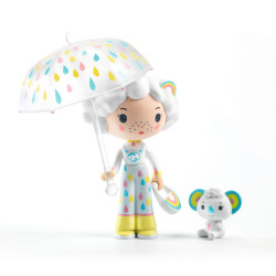 Tinyly fig�rky: Prunelle & panda Bianca