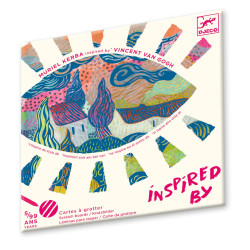 Vy�krabovacie obr�zky pod�a Vincenta Van Gogha