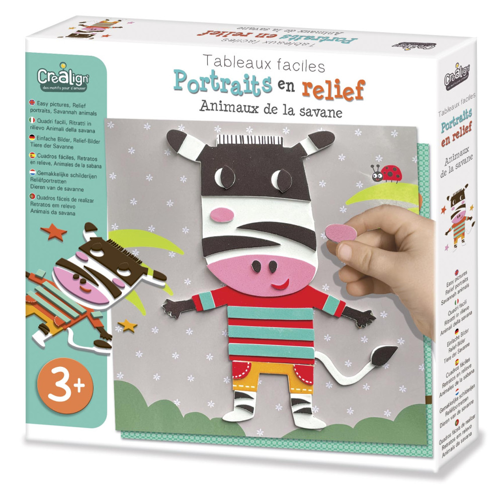 Penové obrázky Zvieratká zo savany 3+